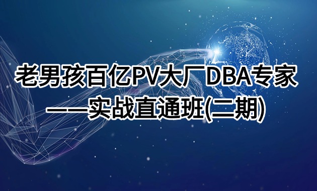 老男孩百亿PV大厂DBA专家实战直通班(二期)